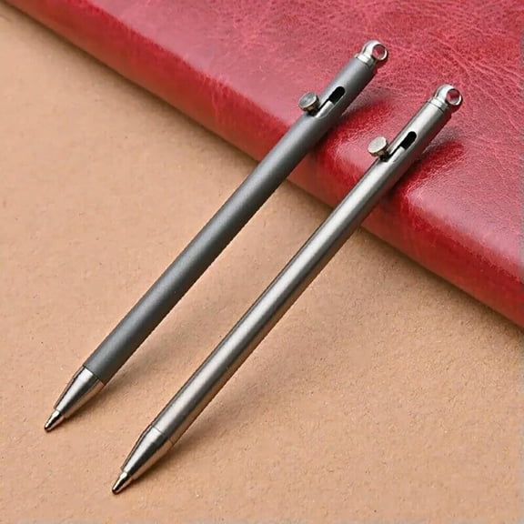 MATROOY EDC Titanium Pen Ballpoint Outdoor Tactical Pocket Keychain Survival Gadget Tool