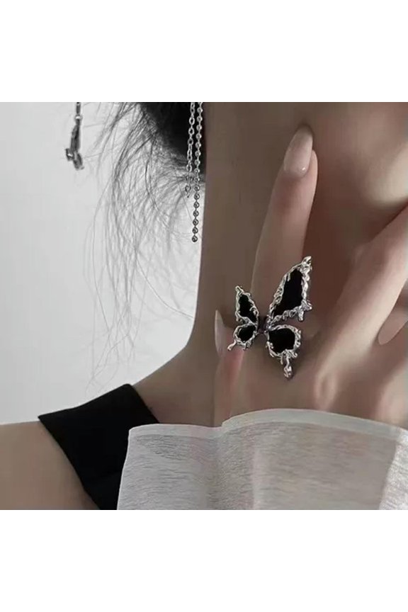 Exquisite Simple Adjustable High-end Opening Flower Ring Fashion Jewelry Gifts-A8