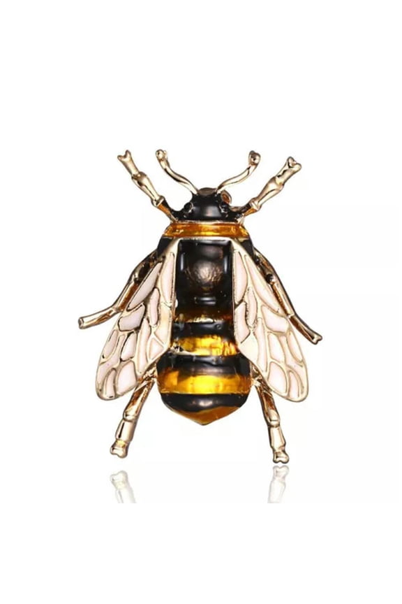 Fashion Animal Bee Crystal Enamel Brooch Pin Women Wedding Party Jewellery New-#1 Yellow Bee