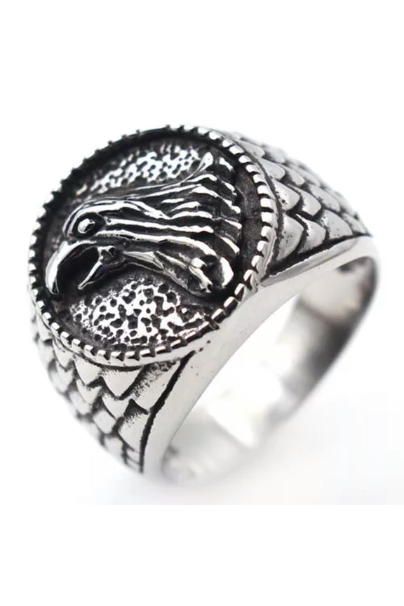 Fashion Titanium Steel Eagle Ring 7-13 Ring Finger Rings Jeweller-11