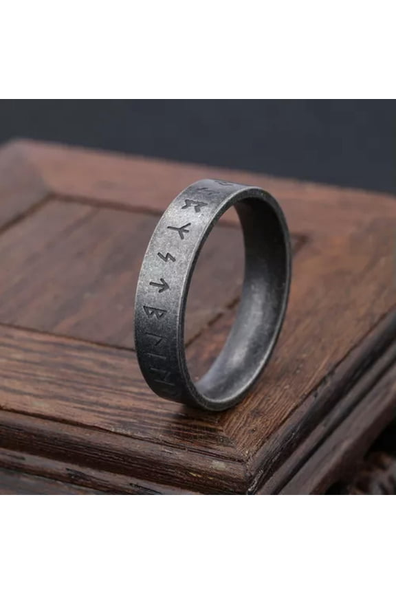 Fashion Titanium Viking rune ring 7-15 Ring Finger Rings Jewellery-8