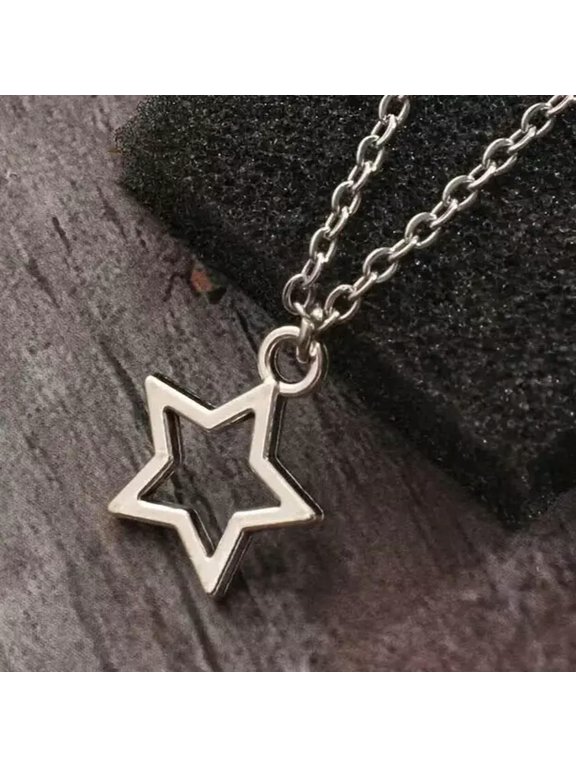 Gothic Star Necklace Women and Men's Pendant Necklace