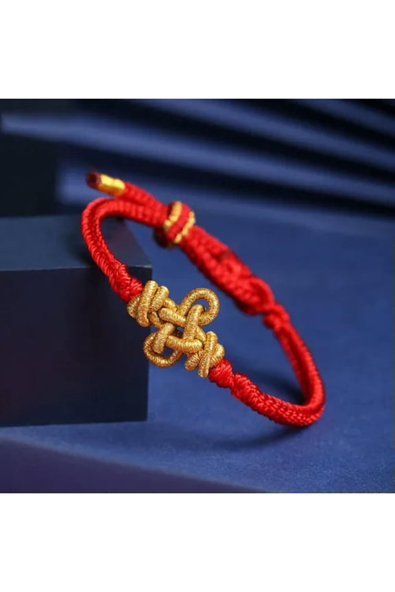 Handmade String Cord Braided Knitted Rope Lucky Knot Women Best Gift Bracelet