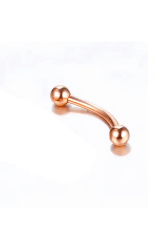 Lip Ring Body Piercing Ring Eyebrow Nails Body Piercing Lip Nails Ear Stud --rose gold-pointed cone