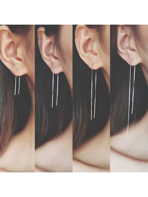 Long Chain Ear Thread Threader Earring Drop Tassels Ear Line Jewelry-9.cm