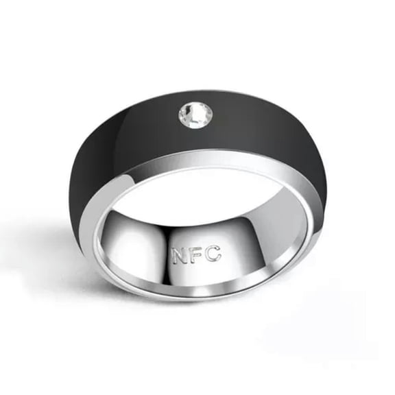 MATROOY Multifunctional Waterproof Smart Wearable Connect NFC Finger Ring Intelligent•-black-13