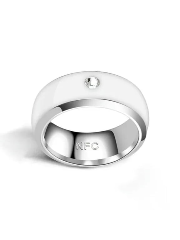 Multifunctional Waterproof Smart Wearable Connect NFC Finger Ring Intelligent•-white-6