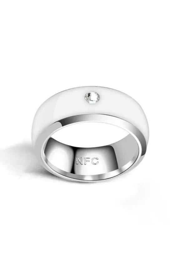 Multifunctional Waterproof Smart Wearable Connect NFC Finger Ring Intelligent•-white-6