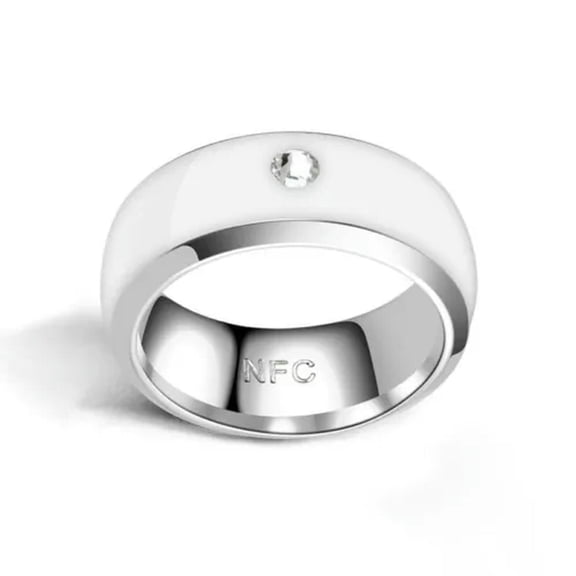 MATROOY Multifunctional Waterproof Smart Wearable Connect NFC Finger Ring Intelligent•-white-8