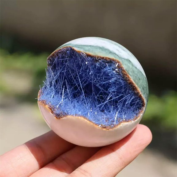 MATROOY Natural Goethite Crystal Quartz Energy Ore Healing Decoration Mineral Specimen1X