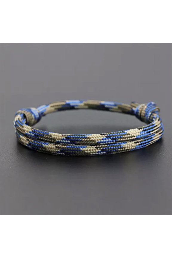 Nautical Braided Rope Surfer Bracelets Handmade Adjustable Rope Bracelet Gift-A6