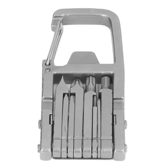 MATROOY Outdoor Portable Bottle Opener Folding Screwdriver Quick Hanging EDC Multi-tools
