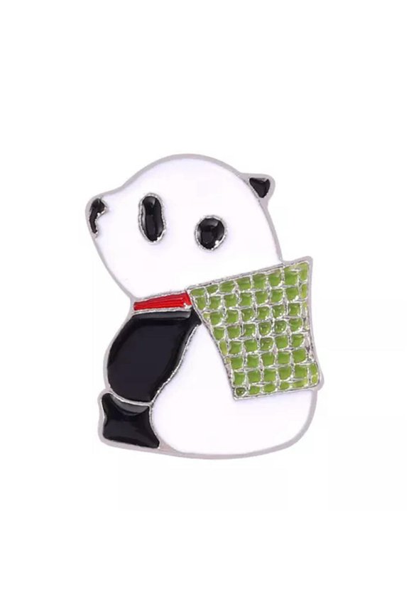 Panda Tarot Animal Brooches Cartoon Lapel Pin Corsage Enamel Badge Brooch# #-Panda 1