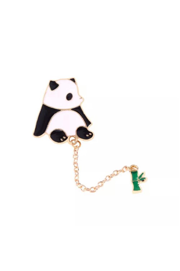 Panda Tarot Animal Brooches Cartoon Lapel Pin Corsage Enamel Badge Brooch# #-Panda 4