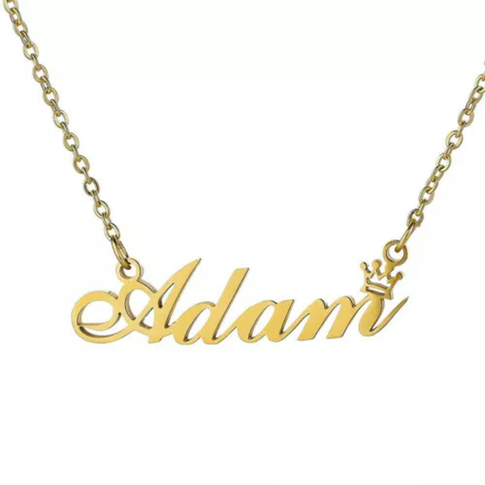 Hidepoo Personalized Name Necklace – Custom Dainty Stainless Steel Letter Necklace For Women, 18" Chain + Extender - View #4