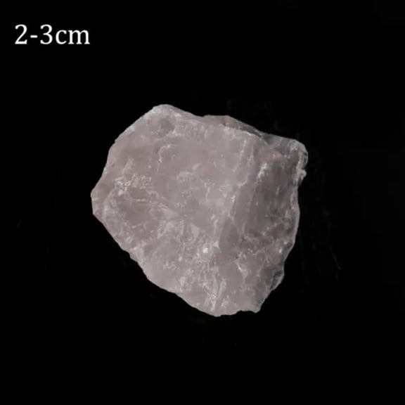 MATROOY Pink Rose Quartz Natural Raw Rough Crystal Mineral Specimen Rock Stone-2~3cm