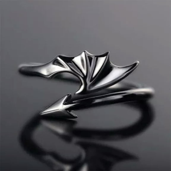 MATROOY Punk Little Devil Dragon Gothic Evil Vampire Angel Wings Opening Adjustable R_yi-A2