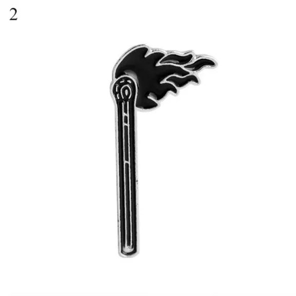 MATROOY Punk Popular Brooches Cartoon Cat Lapel Pin Corsage Enamel Badge Brooch Gift F (-Fashion Pin2