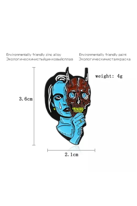 Cartoon Funny Enamel Piercing Brooch Pin Collar Decor Badge Corsage Jewelry +-06-6