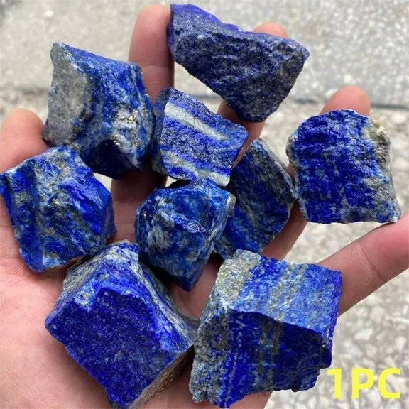 MATROOY Raw Rough Lapis Lazuli Blue Stone Rocks Crystal Mineral Specimens Collection 1PC