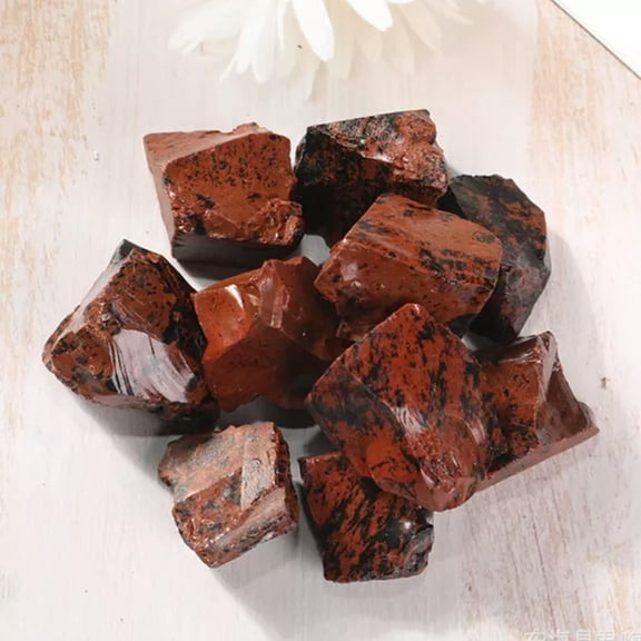 MATROOY Raw Rough Mahogany Obsidian Chunk Healing Energy Crystal Mineral Rock 1PCS
