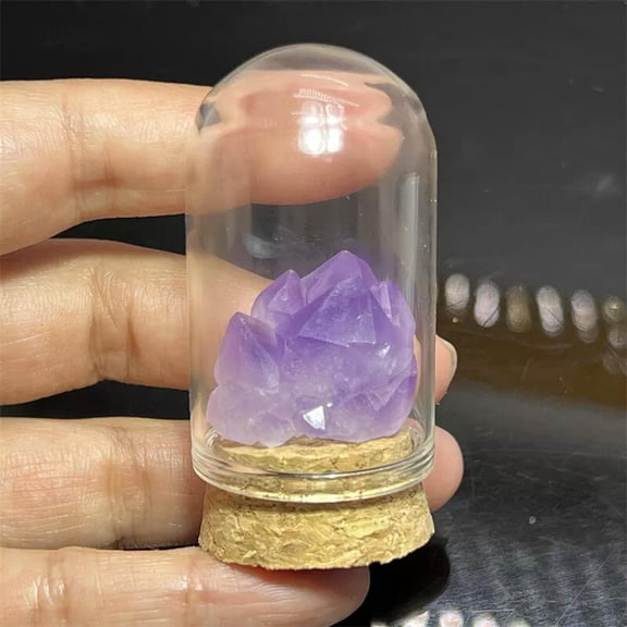MATROOY Raw Rough Natural Amethyst teeth Rocks Chunks Crystal Mineral Specimen 1PC