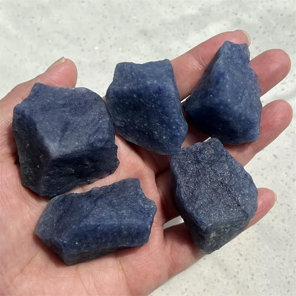 MATROOY Raw Rough Natural Blue Aventurine Rocks Chunks Crystal Chakra Healing Specimen