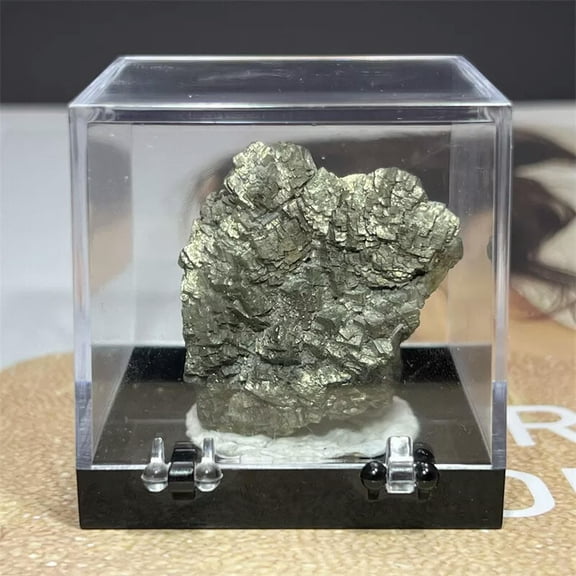 MATROOY Raw Rough Natural Chalcopyrite Rocks Chunks Crystal Mineral Gem Specimen+Box 1PC