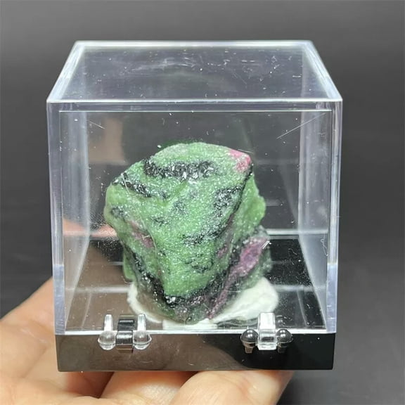 MATROOY Raw Rough Natural Zoisite Rocks Chunks Crystal Mineral Reiki Specimen+Box 1PC