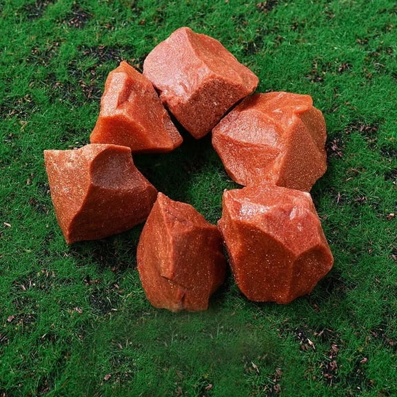 MATROOY Raw Rough Red Goldstone Chunk Healing Mineral Rock Crystal Gifts Collection 1PCS