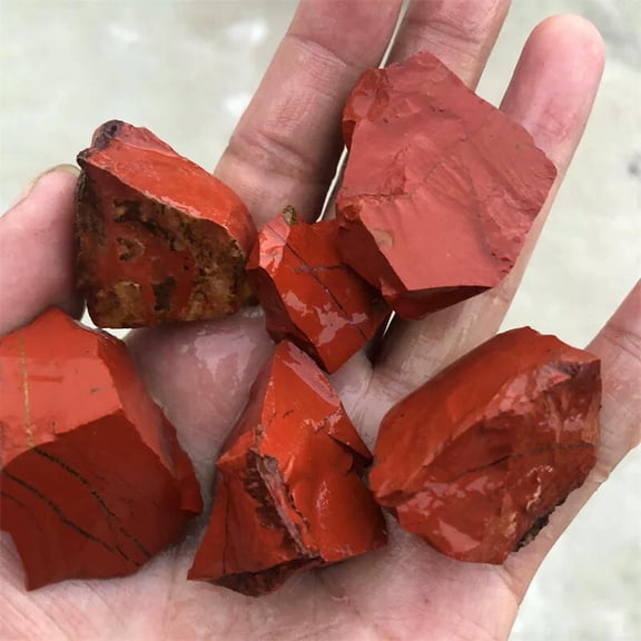 MATROOY Raw Rough Red Jasper Stone Rocks Crystal Mineral Chunks Specimens Home Decor 1PC
