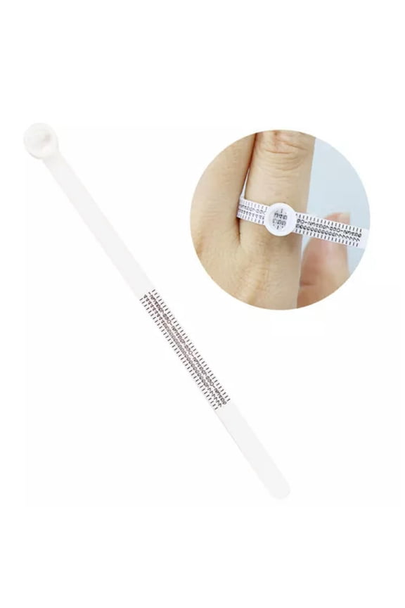 Ring Ruler Measurer Finger Coil Ring Sizing Tool UK Size US Size Measurements-A6