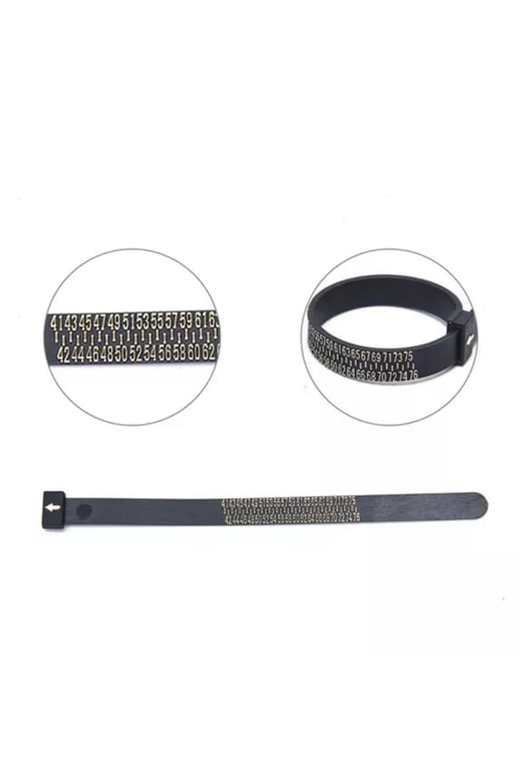 Ring Sizer US/Europe/UK Tape Ruler Measuring Finger Jewelry Measure Gauge Top`SE-Europe