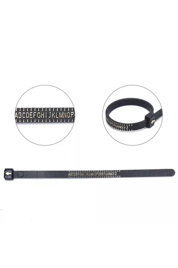 Ring Sizer US/Europe/UK Tape Ruler Measuring Finger Jewelry Measure Gauge Top`SE-UK