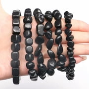 MATROOY Shungite Bracelet Elite Shungite Bead Bracelet Stretchy Radiation Karelia