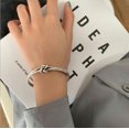 thumbnail image 1 of MATROOY Silver Cuff Bangle Vintage Bracelet Retro Lotus Thin 925 Sterling Women Jewelry-SL0252-, 1 of 8
