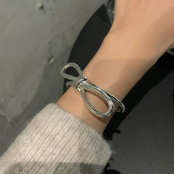 MATROOY Silver Cuff Bangle Vintage Bracelet Retro Lotus Thin 925 Sterling Women Jewelry-SL0330-