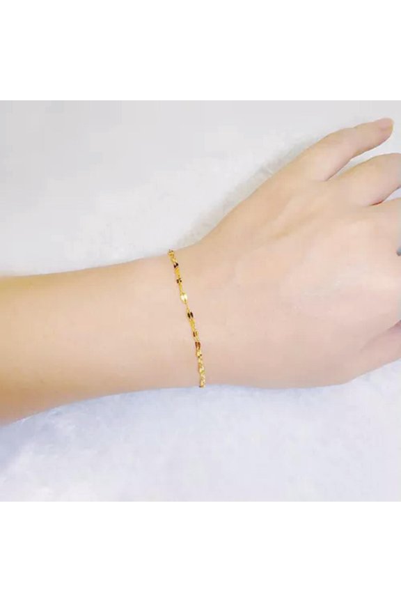 Simple All-match Fashion Wrist Chain Anklet Adjustable Titanium Steel Jewelr WY4-A4
