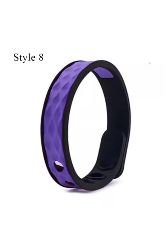 Sport Bracelet Radiation Bracelet Negative Ions Wristband Silicone Bracelet 1Pcs-style 8