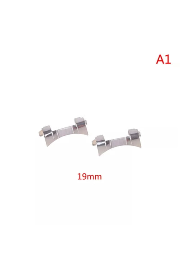 Stainless Steel Watch Strap Link Curved End Watch Band Wristwatch Link Tools~-A1