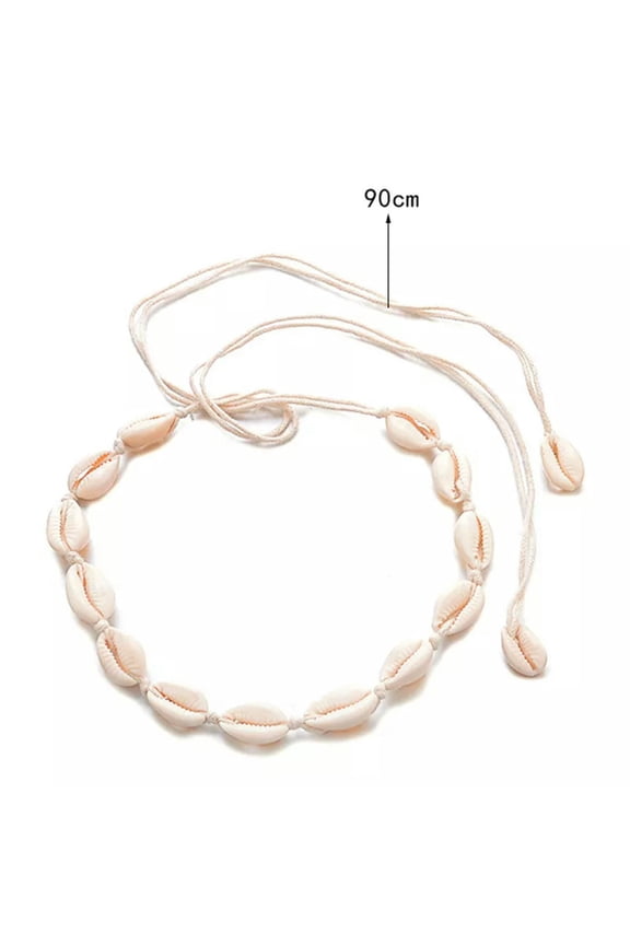 Stylish Beach Bohemian Sea Shell Pendant Chain Choker Necklace Women Jewe.p9 WY4