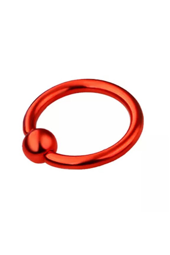 Surgical Stainless Steel Nose Ring Earring Body Piercing Jewelry Hypoallergenic➳-red
