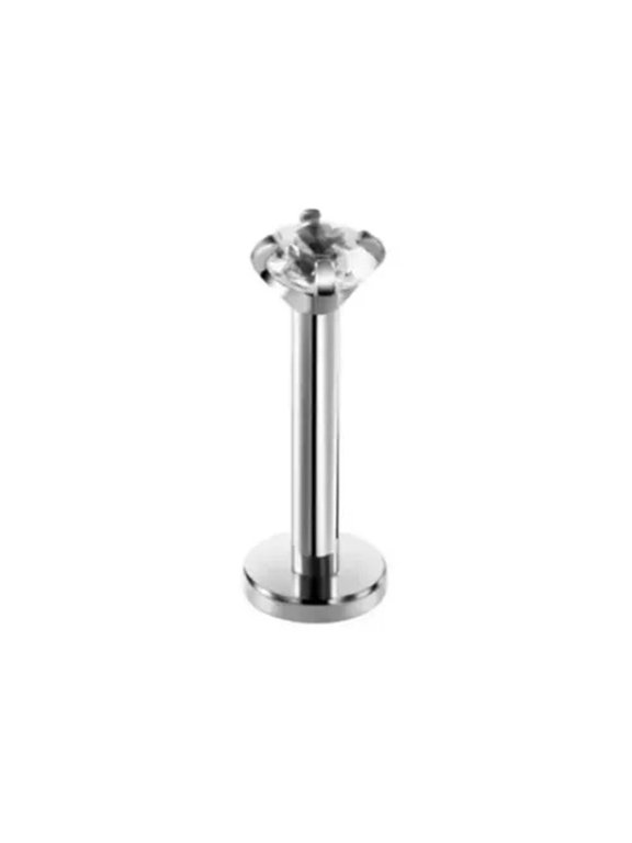 Surgical Steel Stud Labret Bars Tragus Helix Monroe Piercing Lip Ear Ring Unisex-silver-10mm