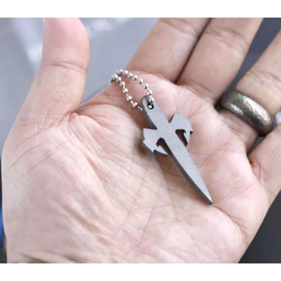 MATROOY TC4 Titanium Alloy Microtech Tool Keychain Fashion Necklace Pendant Bead Tool