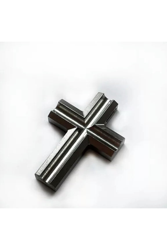 TC4 Titanium Alloy Small Pendant Cross Pendant Necklace Ornament EDC Tool-titanium
