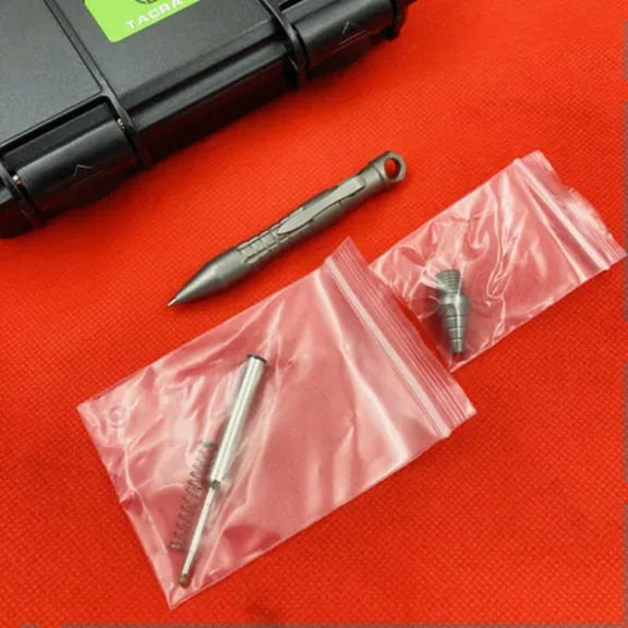MATROOY TC4 Titanium Pocket Bolt Action Tactical Pen Bolt Pens outdoor Survival EDC Tool-B