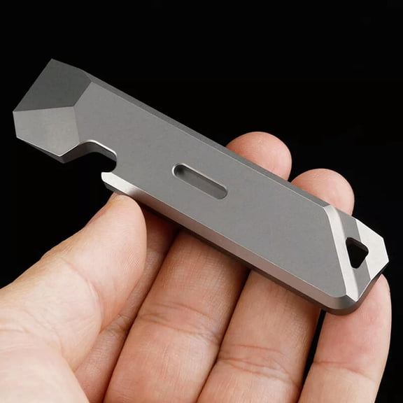 MATROOY TC4 Titanium Pry Bar Crowbar 92*20MM Outdoor EDC Pocket Multi Tool Tool