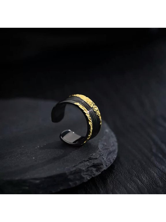 Tang grass ring Adjustable Rings Men and Women Vintage Ring
