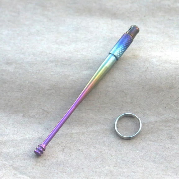 MATROOY Titanium Ear Wax Cleaner Removal EDC Earwax Remove Tool 360 Rotary Earpick