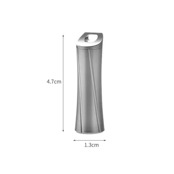 MATROOY Titanium Pill Holder Case Organizer Container Waterproof Portable New Keychain-Sandblasting